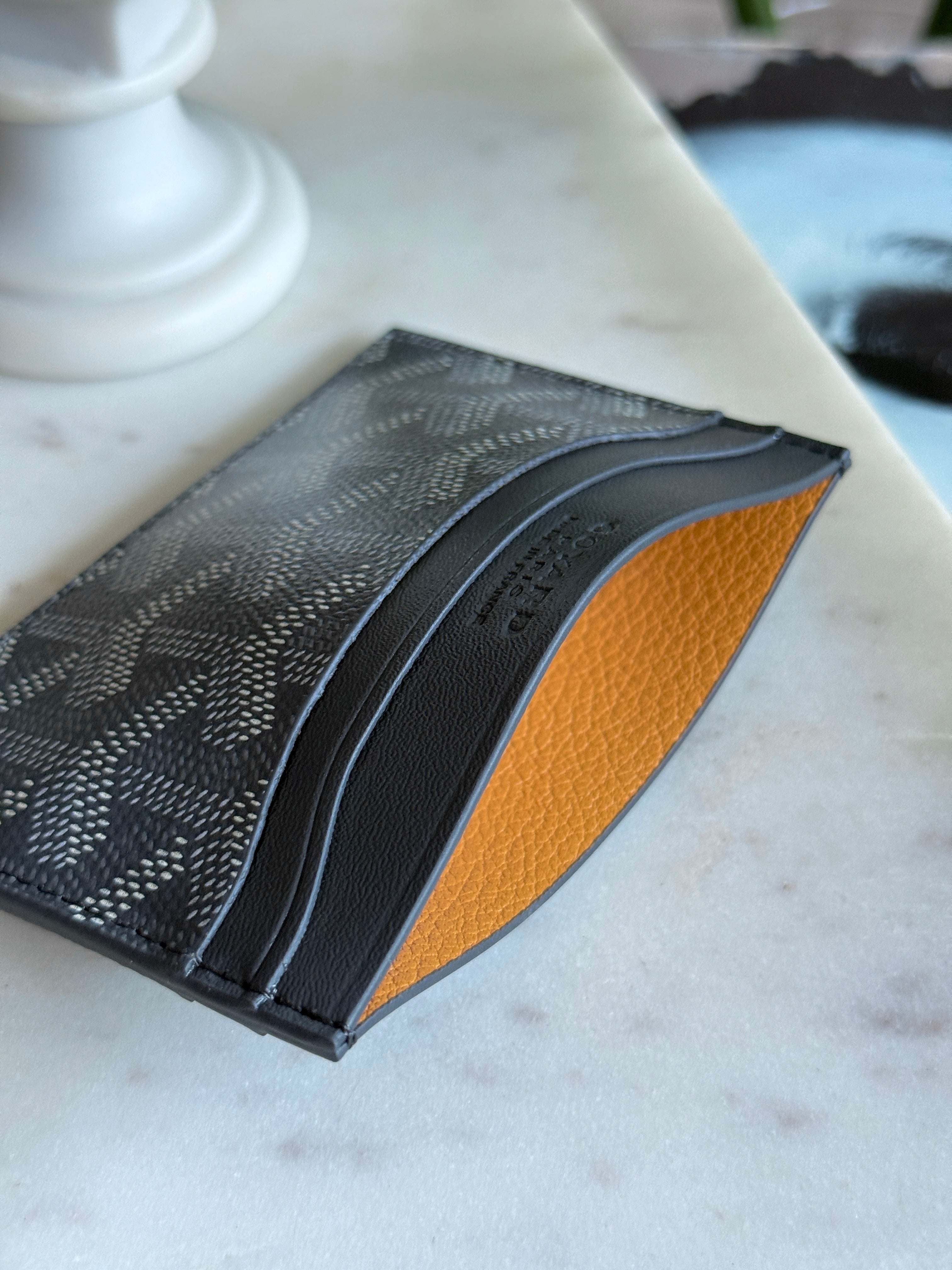 Goyard Style Gray Saint Sulpice Card Holder