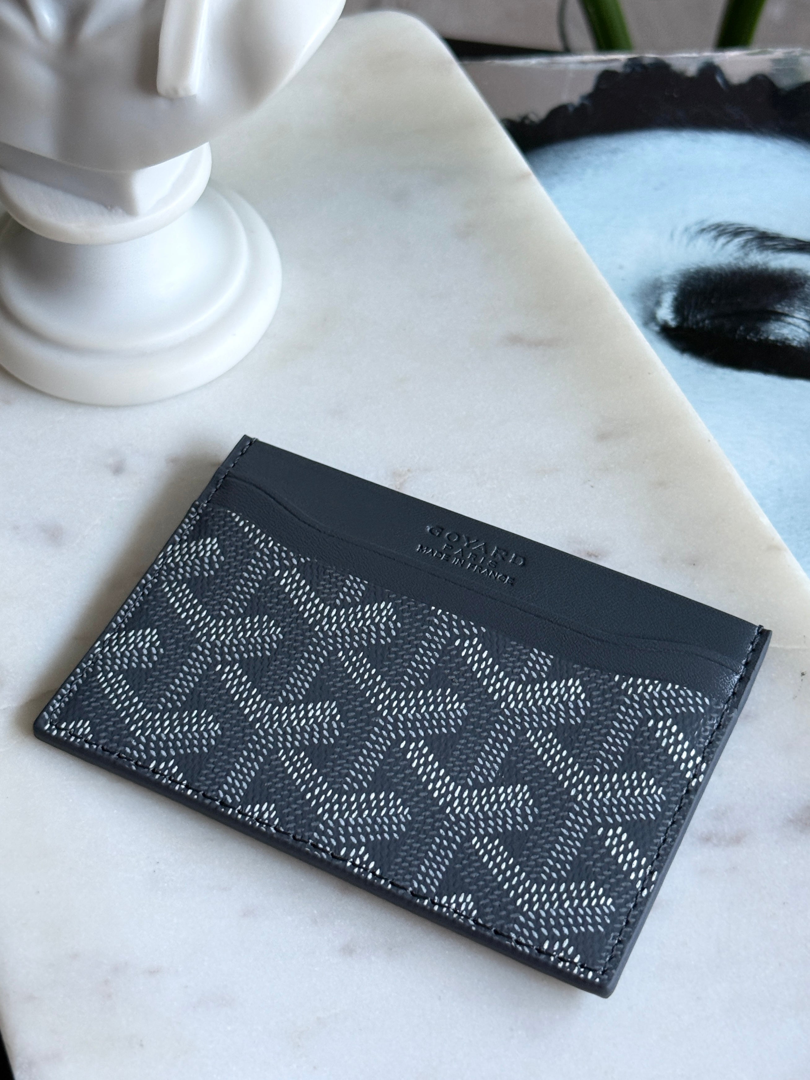 Goyard Style Gray Saint Sulpice Card Holder