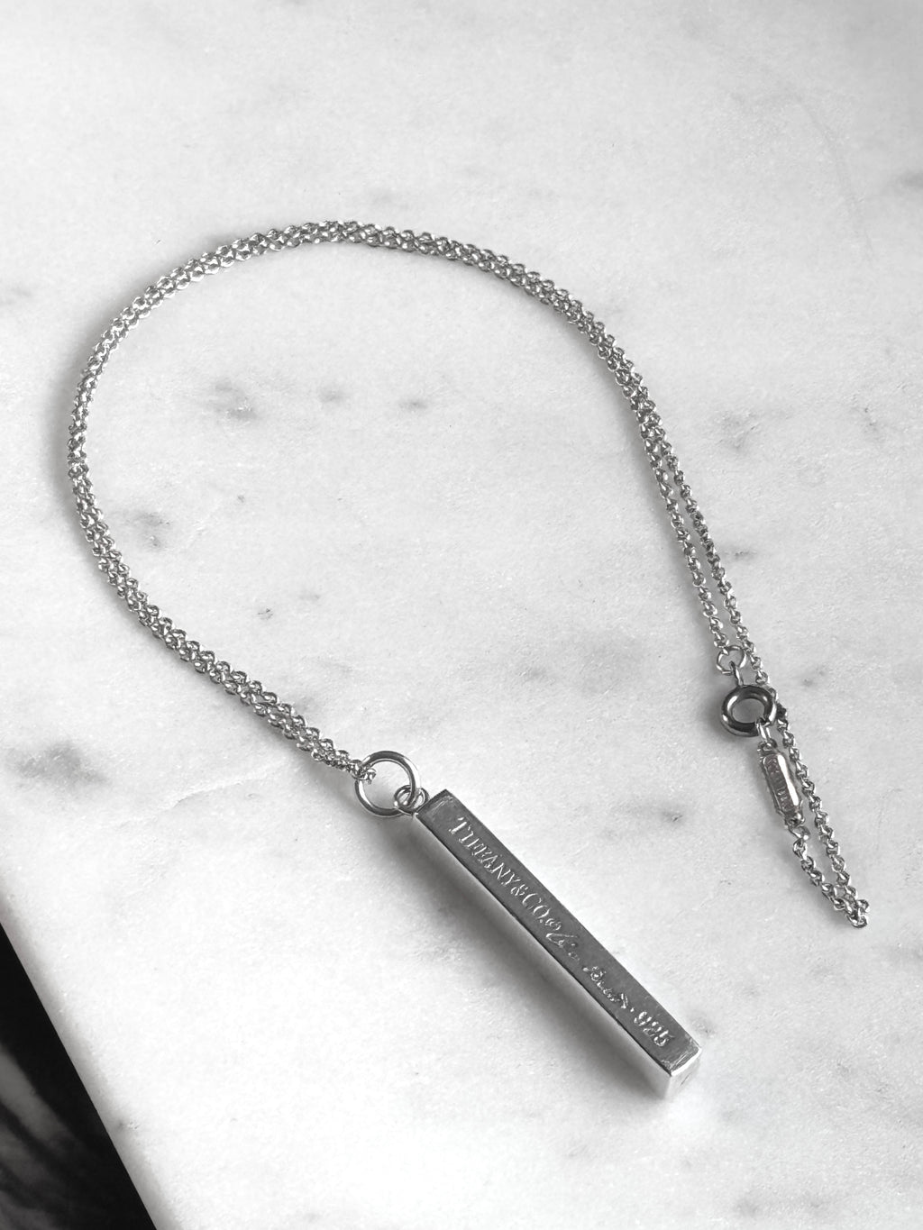 Tiffany & Co. Elsa Peretti® Sterling Silver Bar Necklace