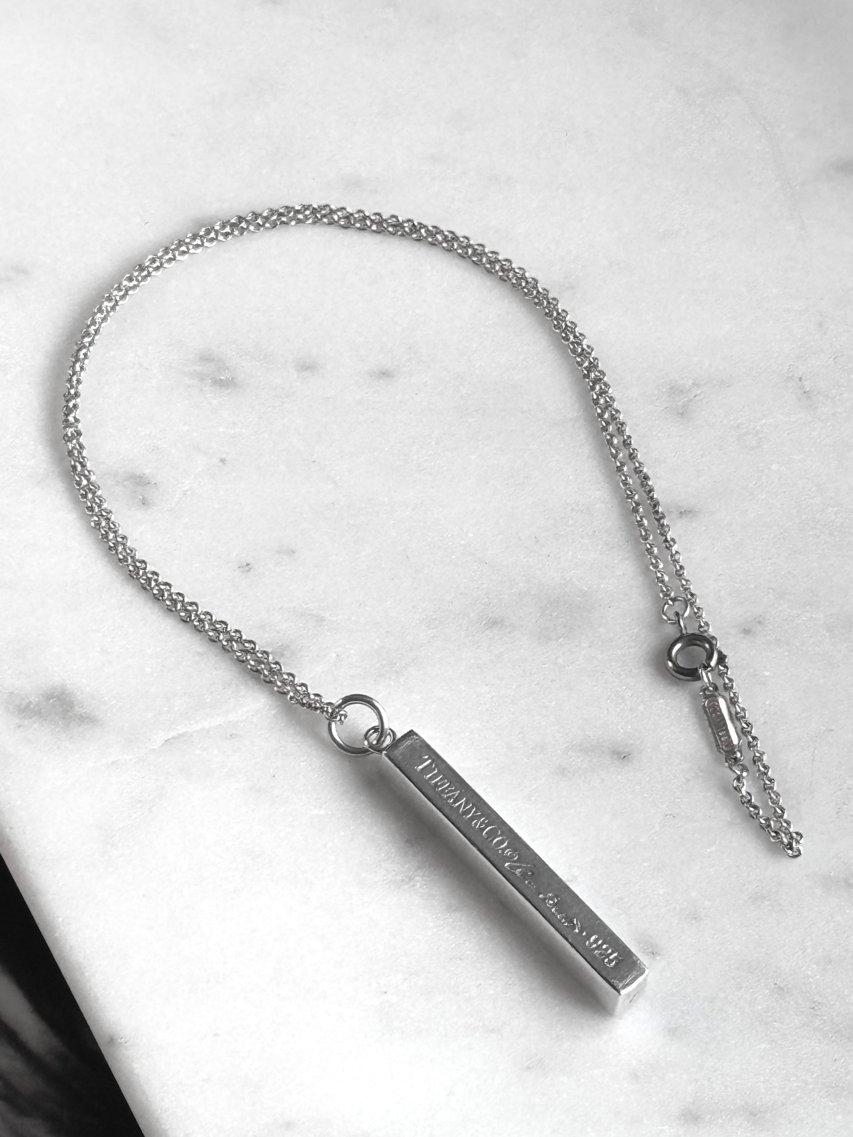 Tiffany & Co. Elsa Peretti® Sterling Silver Bar Necklace