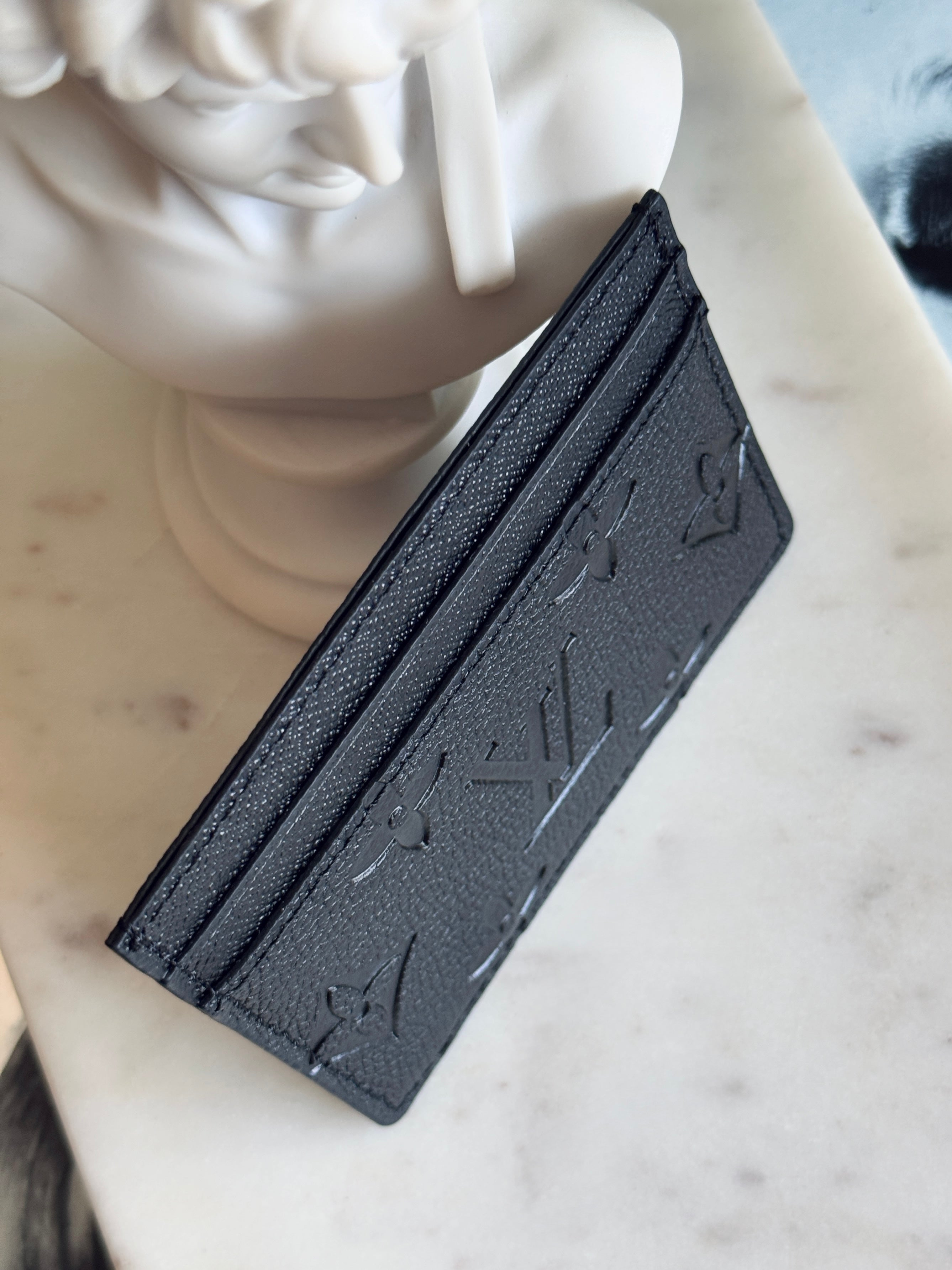 LV Style Monogram Empreinte Card Holder