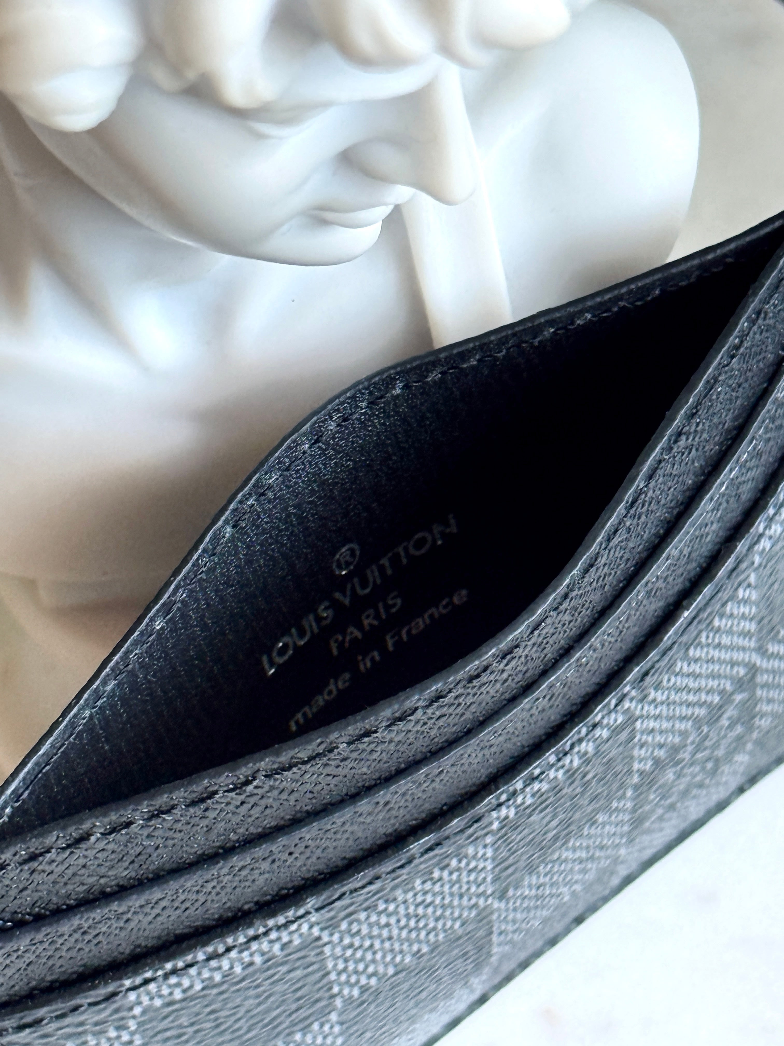 LV Style Damier Graphite Neo Porte-Cartes Card Holder