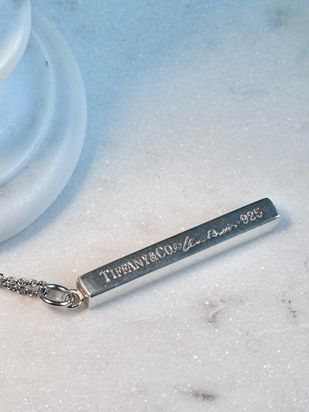 Tiffany & Co. Elsa Peretti® Sterling Silver Bar Necklace
