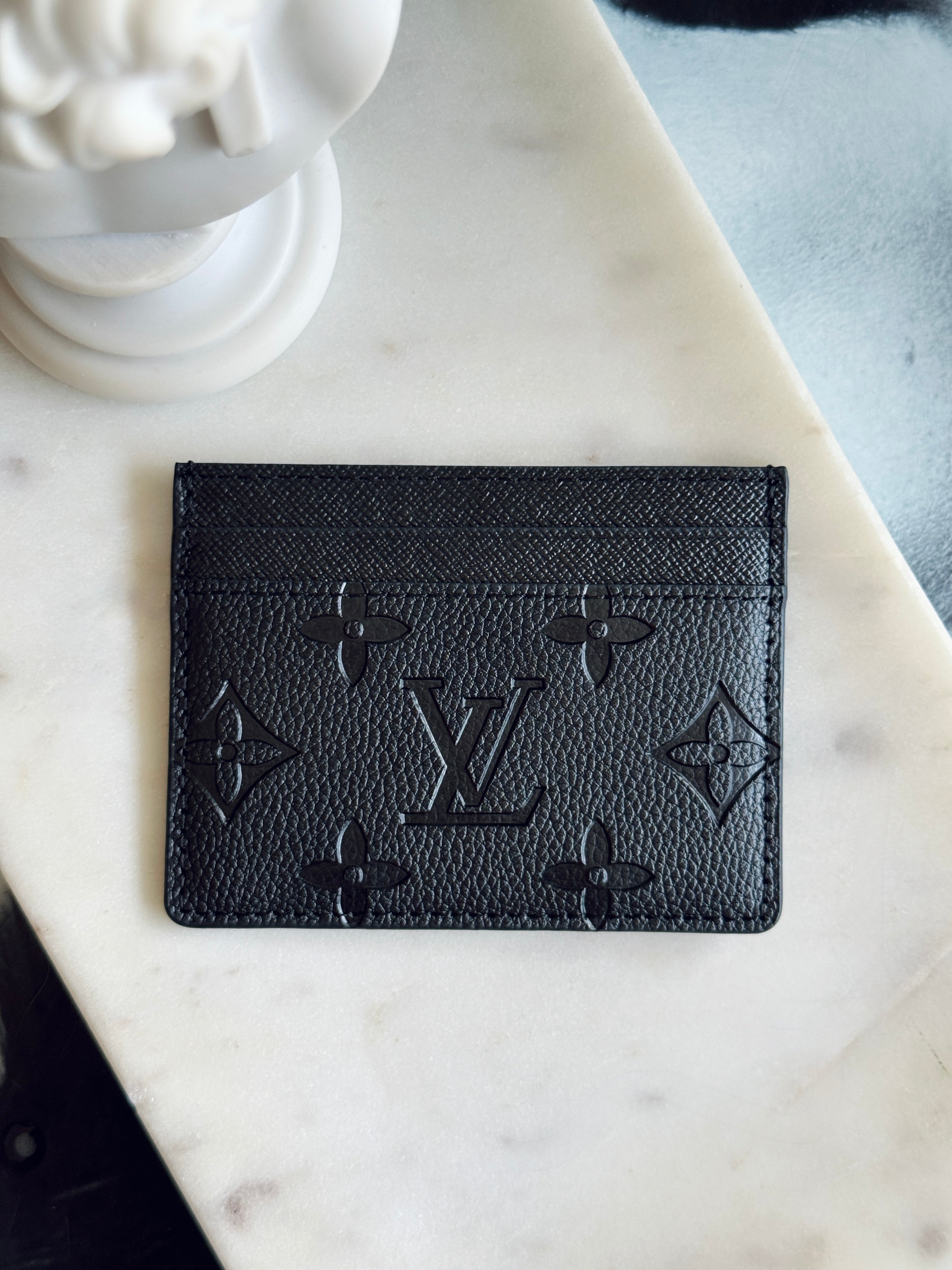 LV Style Monogram Empreinte Card Holder