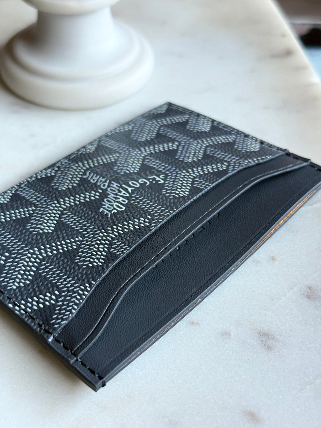 Goyard Style Gray Saint Sulpice Card Holder