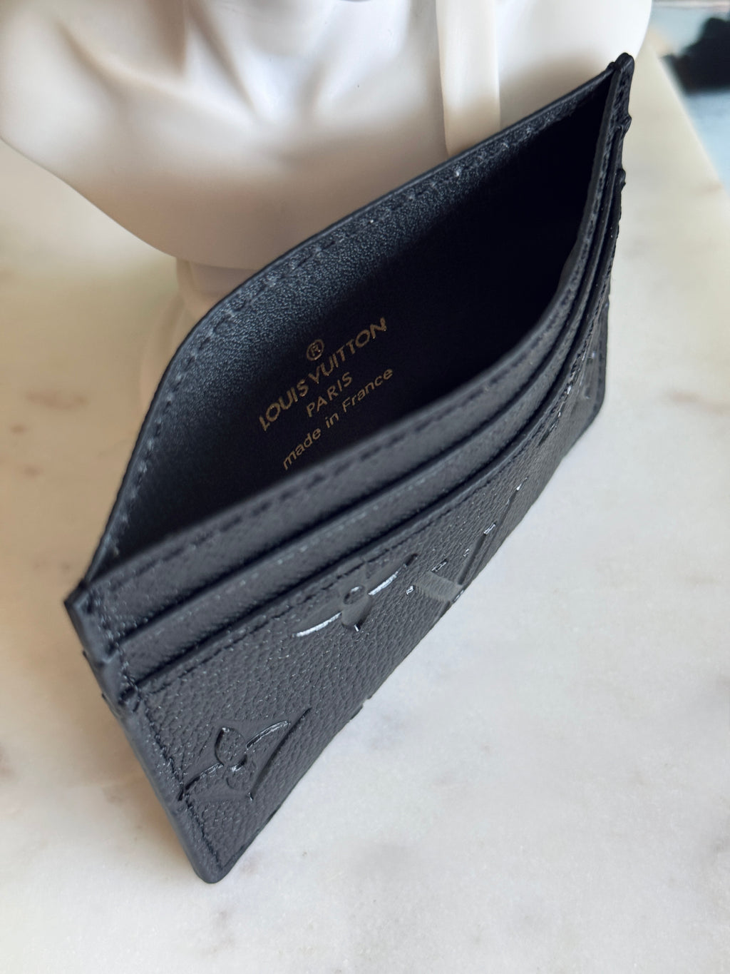 LV Style Monogram Empreinte Card Holder