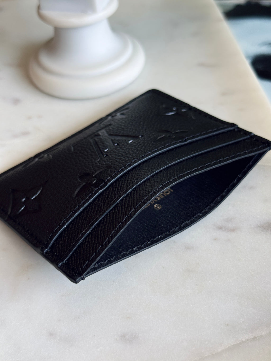 LV Style Monogram Empreinte Card Holder